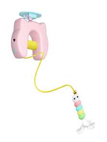 This Interactive Cat Toy Can Move The Ball Up And Down Automatically Without Manual Operation, Stimulating The Cat's Hunting Instinct. Made Of Durable Plastic, USB Rechargeable, And Easy To Install.