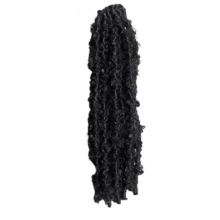 1/5 paquetes de trenzas de crochet de mariposa con bucles previos, trenzas de crochet de mariposa desgastadas para cabello sintético - Multicolor - Ver 9