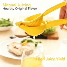 1pc Eating Handheld Lime Squeezer, Manual Citrus Juicer For Cooking Baking & Cocktail Making, 22*7.5cm/8.66*2.95., Green,Christmas Present - Green - View 2