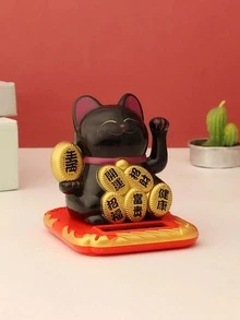 1 件迷你 2.5 英寸招财猫摆件，适合居家、车内、商务开业、节日礼物的风水装饰 - 2.5吋搖手招財貓 - 查看 19