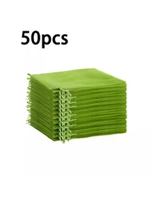 50个/套果树防护网袋，花园网状屏障袋，保护植物免受鸟类、松鼠侵害，带抽绳果树罩网袋，花园果蔬防护罩