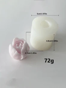 3D Tulip Candle Mold - Open And Realistic Flower Candle Making Mold, Non Stick Silicone Candle, Soap, Resin, Clay, Gypsum Crafts, Reusable And Easy To Demould - Very Suitable