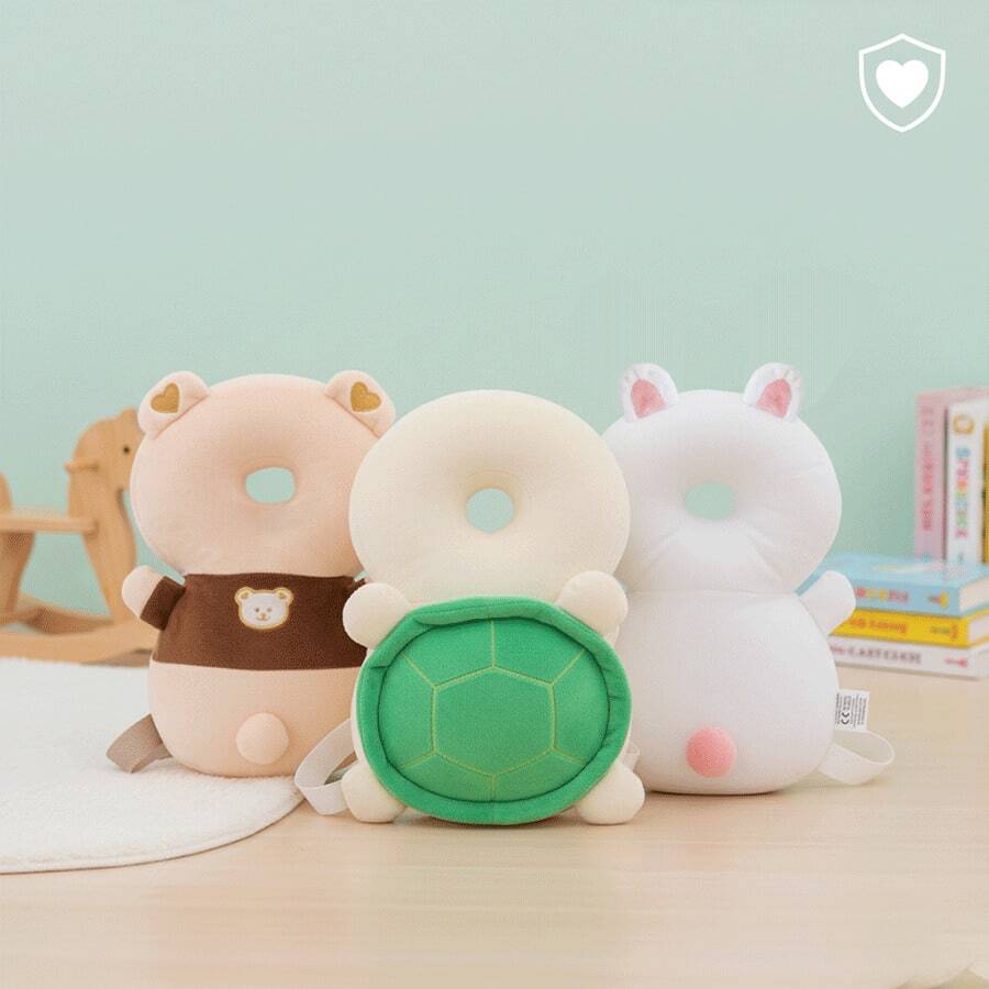 INS Nordic Home 1pc Baby Head Protection Backpack, Toddler Walking Fall Protection Headrest, Baby Anti-Collision Pillow, Holiday Gift, Photography Prop - Multicolor - View 1