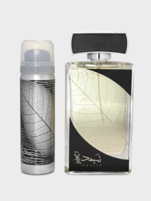 Lattafa Najdia 男士两件套（香水 100ml + 止汗喷雾 50ml）3.4盎司/100毫升 + 1.7盎司/50毫升 清新水润香调 适合送给男友、丈夫、父亲、兄弟 生日 毕业 派对 旅行 露营 户外活动 校园旅行 节日 周年纪念 办公室 秋季 圣诞节 秋季造型 - 多樣化香型 - 查看 2