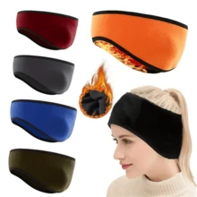 1pc Fleece Ear Warmers For Men Women - Winter Headband Ear Muffs Ear Covers For Cold Weather Running Cycling Ski,Ear Warmer &Headband - Multicolor - View 8