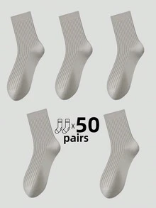 5 Pairs Thick Striped Mid-Calf Leg Warmers, Comfortable Casual Leg Warmers For Men And Women, Suitable For Leisure, Home, Outdoor Sports, Soft And Thick Winter Leg Warmers For Daily Life, Warm Christmas Gift For Dad, Unisex, Suitable For Cold Weather, Long Leg Warmers, Thick Winter Leg Warmers, Suitable For All Year Round Use [5/10/15/20/30/40/50/100 Pairs] [The Picture Is Beautified, And There May Be Some Differences Between The Actual Product And The Picture, Which Is A Normal Phenomenon]