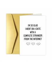 Funny Creative Greeting Card Anniversary Greeting Card, Happy Valentine's Day