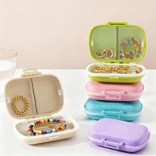 360°旋转花朵造型项链戒指套装，时尚配饰，派对装扮和日常佩戴的点睛之笔，圣诞节奢华礼物之选，创意首饰盒和旅行收纳包，女孩必备