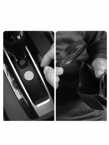 1pc Car Coin Storage Box, Car Coin Clip, Mixed Coin Bank, Multifunctional Adhesive Coin Holder For Car - Nhiều màu - Xem 8