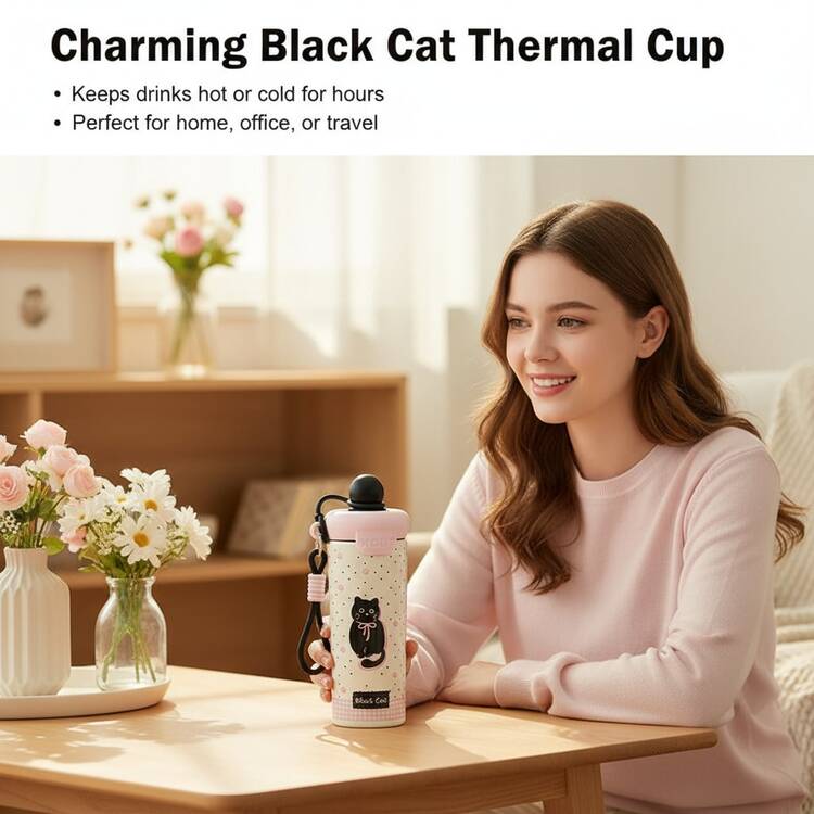 1pc New High-Quality Reusable Water Bottle, Leak-Proof Tea Cup With Straw, Heat-Resistant, Suitable For Office, Sports, Wedding, Business, Home, Car, Christmas, Spring Festival, Outdoor, Travel, Gift, School, Other Festivals - Multicolor - View 9