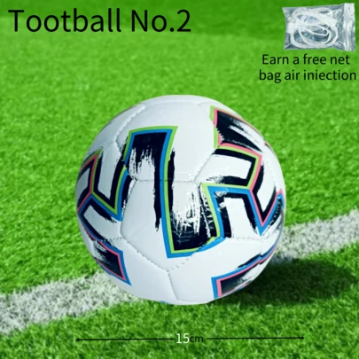 2# Fashionable Colorful Soccer Ball, Suitable For Students Outdoor Sports