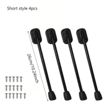 4pcs DIY Folding Table Legs, Self-Made Creative Study Folding Table Accessories, Living Room Coffee Table Bracket, Outdoor Camping Folding Table Base, Office Folding Table Bracket, Bed Entertainment Table Legs, Homemade Patio Furniture Tools