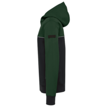 Men Denim Jackets - 黑色/森林綠 - 查看 4