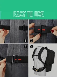 1 chiếc dây đeo ngực/vai điều chỉnh được, chống trượt, thay thế cho dây đeo vai/ngực ba lô, thích hợp cho hoạt động ngoài trời, leo núi, cắm trại, du lịch hoặc đi học. Dây đeo bền, có khóa điều chỉnh, phụ kiện ba lô, quà tặng cho nam giới, đồ dùng cần thiết khi đi du lịch. - Nhiều màu - Xem 11