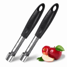 Premium Apples Corer Tool,Stainless Steel Fruit Core Remover With Sharp Serrature,Easy To Use For Apples Pears Bell Peppers