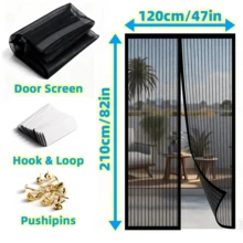 Magnetic Screen Door - Seamless Self-Sealing Design, Strong Insect Proof, Child & Pet Friendly, Easy Hands-Free Entry And Exit