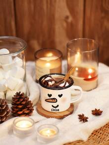 1pc Customizable Snowman Family Mug, Personalized Christmas Gift Set | Couples, Friends Holiday Gift Matching Mug Set, Suitable For Hot Chocolate, Coffee, Tea - Christmas Cups - View 7