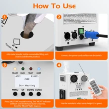 Máquina electrónica de chispas de 800 W con calentamiento por resistencia, máquina electrónica de chispas de llama fría con control DMX inteligente, máquina de efectos especiales para escenarios con control remoto inalámbrico, equipo de 3 canales para conciertos al aire libre, espectáculos musicales, presentaciones en vivo, bodas y fiestas. - Tipo de Enchufe B USA (110-127V) - Ver 5