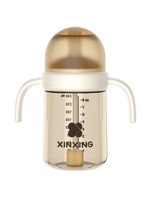 Baby Sippy Cup With Straw, Anti-Choke Spout Cup For Infants - White - View 13