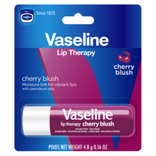 Vaseline [4.8克]| 斋月吉祥| 开斋后焕发光彩。| 樱桃润唇膏 | 纯净修复啫喱 | 适用于严重干燥和皲裂的嘴唇 | 无香型基础护理 | 韩国制造