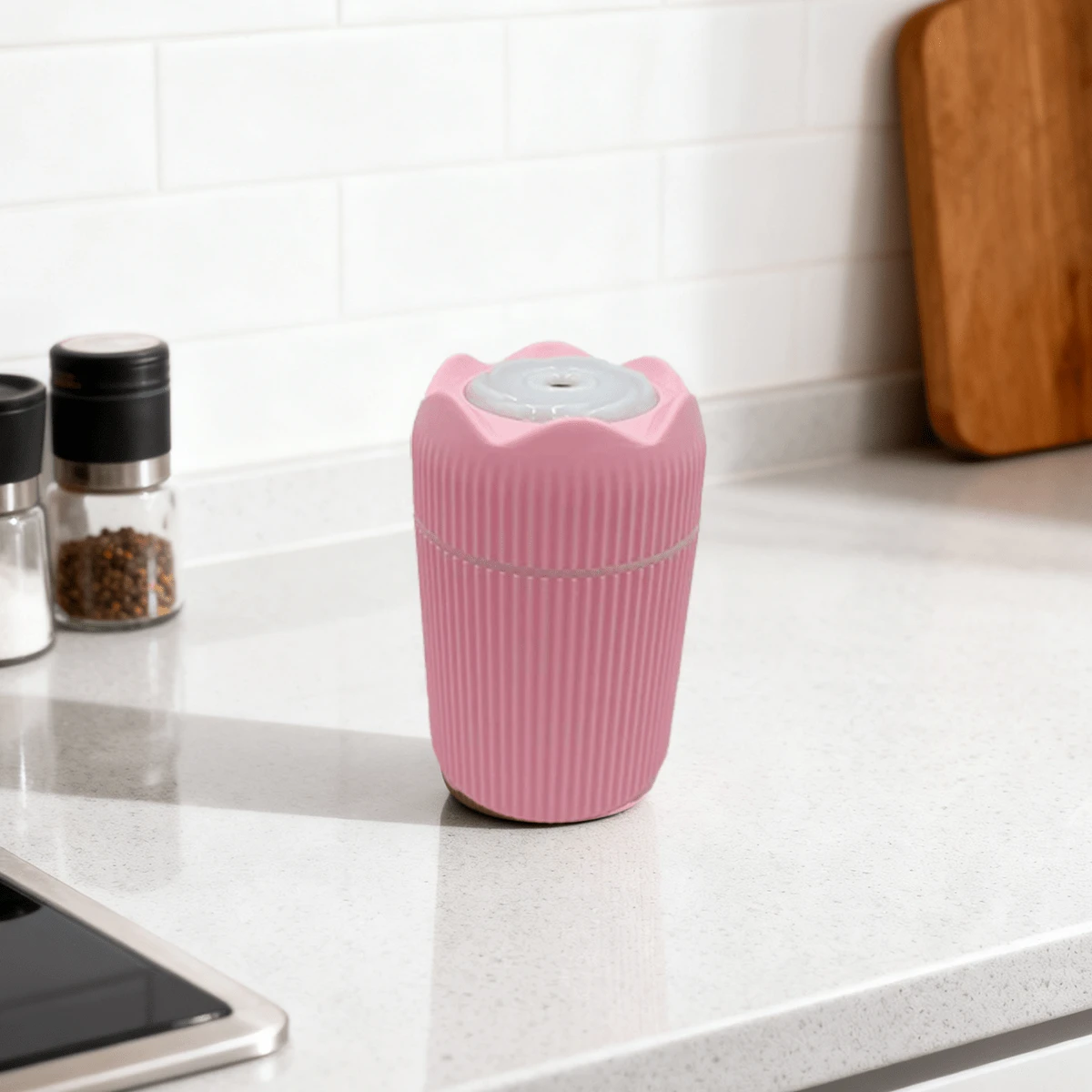 Humidificador con cambio de color para montar en vehículos, nebulizador portátil USB, función de apagado automático, apto para su uso en dormitorios, salones y oficinas. - Negro - Ver 1