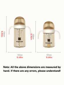 Baby Sippy Cup With Straw, Anti-Choke Spout Cup For Infants - White - View 10