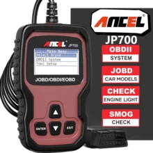 ANCEL JOBD OBD2 扫描仪，日系车诊断扫描仪，JDM 汽车故障码读取器，发动机故障灯，OBDII 诊断扫描工具，兼容丰田、日产、斯巴鲁等多种车型 - 黑色 - 查看 9