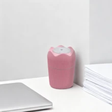 Humidificador con cambio de color para montar en vehículos, nebulizador portátil USB, función de apagado automático, apto para su uso en dormitorios, salones y oficinas. - Negro - Ver 9