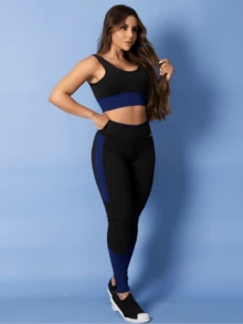 TARELLES Women Sports Sets - 藏蓝色 - 查看 8