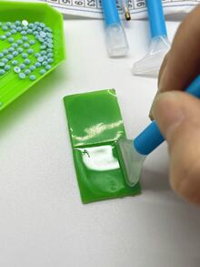 10pcs Blue Diamond Painting Pens Set: Multi-Size Diamond Pens - Single Tip, 3-Tip, 6-Tip, 9-Tip, For Multi-Diamond Arrangement Art, Suitable For Adults And Beginners 5D Diamond Painting Tools - Blue - View 4