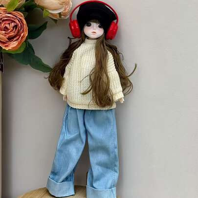 1 Fashionable Urban Themed High Attractiveness 30cm BJD Doll Set For Girls, Single Doll, Princess Doll Toy Gift Suitable For Teen Collectors' Birthday Parties