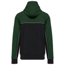 Men Denim Jackets - 黑色/森林綠 - 查看 2