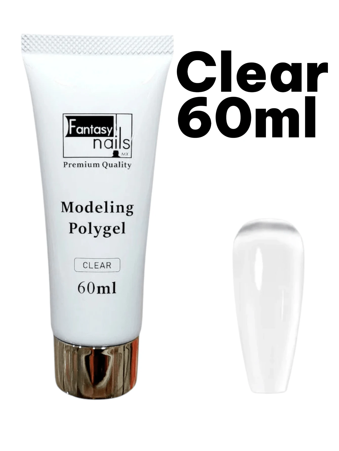 Clear Modeling Polygel Fantasy Nails 60ml - transparente - Ver 1