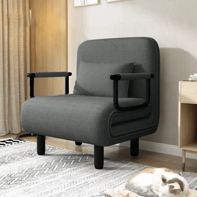5-in-1 Leichtes, faltbares Einzelsofa Cama – Flexibel verstellbar, hohe Belastbarkeit, leicht zu reinigen, ideal für kleine Räume – Weihnachten