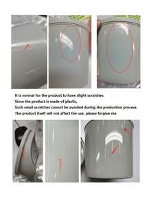 1 Stück Schreibtisch Kunststoff Wippen-Deckel Mülleimer, Haushalt Mini Mülleimer, Kreativer Europäischer Stil, Papierkorb mit Deckel auf dem Wohnzimmertisch. Ein kleiner, mini Kunststoff Mülleimer mit Schwenkdeckel, geeignet für die Verwendung auf Haushalt Tischen. Dieser Mülleimer mit Deckel benötigt keinen Strom und ist perfekt für Wohnzimmer, Teebereich, Büro, Nachttisch, Badezimmer, Schlafzimmer und allgemein für Zuhause.