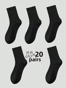 5 Pairs Thick Striped Mid-Calf Leg Warmers, Comfortable Casual Leg Warmers For Men And Women, Suitable For Leisure, Home, Outdoor Sports, Soft And Thick Winter Leg Warmers For Daily Life, Warm Christmas Gift For Dad, Unisex, Suitable For Cold Weather, Long Leg Warmers, Thick Winter Leg Warmers, Suitable For All Year Round Use [5/10/15/20/30/40/50/100 Pairs] [The Picture Is Beautified, And There May Be Some Differences Between The Actual Product And The Picture, Which Is A Normal Phenomenon]