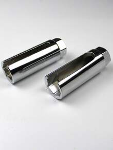 (The Traces On It Are Rust Proof Oil Applied To Prevent Rusting, Not Product Dirt Or Quality Issues) 1Pc Narrow/Wide Mouth Japanese&European Style Oxygen Sensor Socket Sleeve,Induction Socket Wrench-Effortless Oxygen Sensor Remover/Installation Tool - Black - View 7