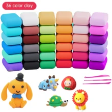 36 Colors Air Dry Clay Set With Sculpting Tools - Soft, Lightweight DIY Modeling Clay For Crafts And Projects - Perfect Gift For Christmas