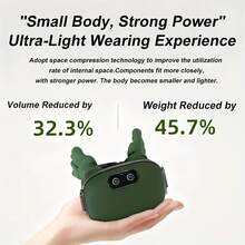 USB Rechargeable Neck & Shoulder Heating Massager, Electric Massage Device, 6D Simulation Shoulder, Neck & Back Massager, Trapezius Muscle Massager, Deep Kneading Massage For Neck, Shoulder, Back And Arms. Perfect Gift For Elderly Men And Women.