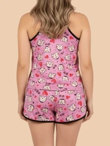 FEMINNITA Baby Doll Isabel Swimming Tank Top - Rose - View 4