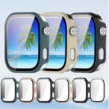 1pc Glass+PC Case Compatible With Xiaomi Redmi Watch 6 Smart Watch,Durable PC Hard Material Cover Sweatproof Anti-Scratch Bumper Shell Decoration Protection For Redmi Watch 6 Accessories - With Redmi Watch 6 - View 1