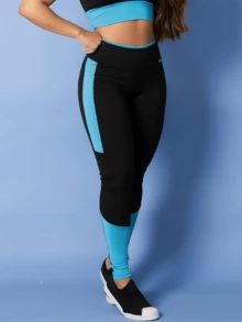 TARELLES Women Sports Leggings - 淺藍色 - 查看 7