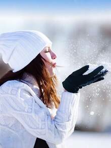 1 Pair Unisex Fashion Autumn/Winter Warm Gloves, Thick Double-Layer Fleece Cold-Proof Touchscreen Gloves, Suitable For Outdoor Sports, Driving, Running, Hiking, Cycling - Multicolor - View 13