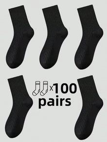 5 Pairs Thick Striped Mid-Calf Leg Warmers, Comfortable Casual Leg Warmers For Men And Women, Suitable For Leisure, Home, Outdoor Sports, Soft And Thick Winter Leg Warmers For Daily Life, Warm Christmas Gift For Dad, Unisex, Suitable For Cold Weather, Long Leg Warmers, Thick Winter Leg Warmers, Suitable For All Year Round Use [5/10/15/20/30/40/50/100 Pairs] [The Picture Is Beautified, And There May Be Some Differences Between The Actual Product And The Picture, Which Is A Normal Phenomenon]