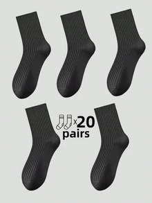 5 Pairs Thick Striped Mid-Calf Leg Warmers, Comfortable Casual Leg Warmers For Men And Women, Suitable For Leisure, Home, Outdoor Sports, Soft And Thick Winter Leg Warmers For Daily Life, Warm Christmas Gift For Dad, Unisex, Suitable For Cold Weather, Long Leg Warmers, Thick Winter Leg Warmers, Suitable For All Year Round Use [5/10/15/20/30/40/50/100 Pairs] [The Picture Is Beautified, And There May Be Some Differences Between The Actual Product And The Picture, Which Is A Normal Phenomenon]
