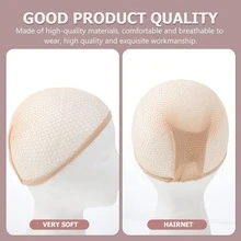 Hair Net Elastic Wig Caps With Wig Cap Open End Mesh Net Wig Cap Mesh Net Wig Cap Stretchy Open End Wig Caps For Making Wigs Ventilated Wig Cap For Women - Multicolor - View 5