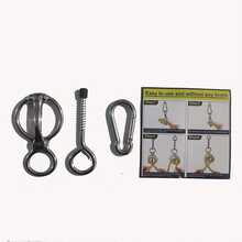 3pcs Stainless Steel Horse Tack Set - Durable Collar Strap With Quick Buckle And Swivel Bolt, Multipurpose For Training And Safety