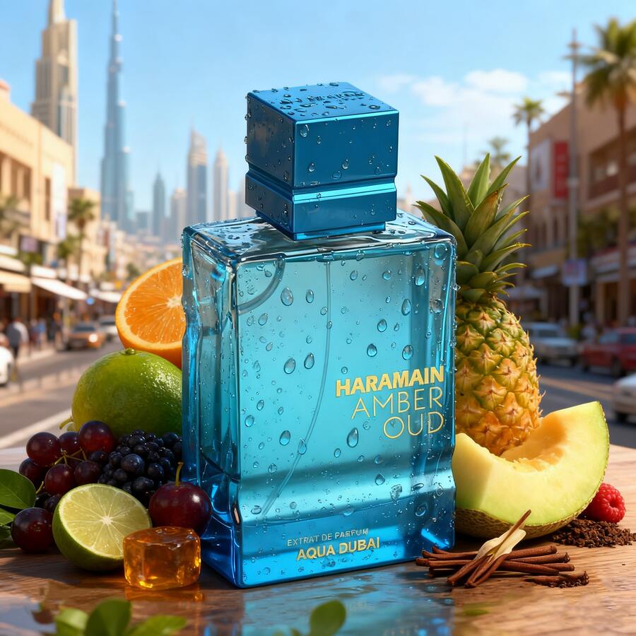AL HARAMAIN AMBER OUD AQUA DUBAI 60ML - PARFÉMOVÝ EXTRAKT - Fruity & Citrus - View 1