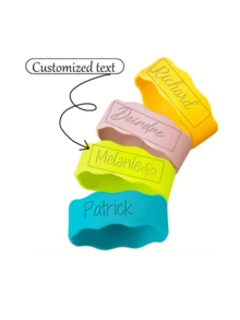 4PCS Customizable Wine Bottle Labels,Printable Modern Picture Wine Sticker, Editable Holiday Family Photo Wine Gift, Valentine's Day Bottle Label Stickers,Hostess Gift, Holiday Party ,Personalized Engagement Wine Labels, Engagement Gift Label, Customized Labels, Wine Bottle Decals, Champagne Labels, Customized Name Decals, DIY Gifts,Valentine's Day Customized Gifts,Anniversary Gift - Multicolor - View 4