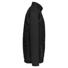 Men Denim Jackets - 黑色/銀色 - 查看 3